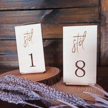 Svadobné čísla na stoly SURIN